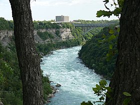 Niagara-Fluss in der Niagara-Schlucht