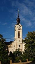 Niederwiesa village church: Church with furnishings and the surrounding church park