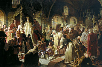 Nikita Pustosviat . İnanç İtirafı Konusunda Anlaşmazlık (1881)