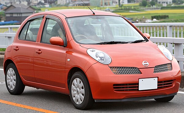 Pre-facelift Nissan March (Japan)