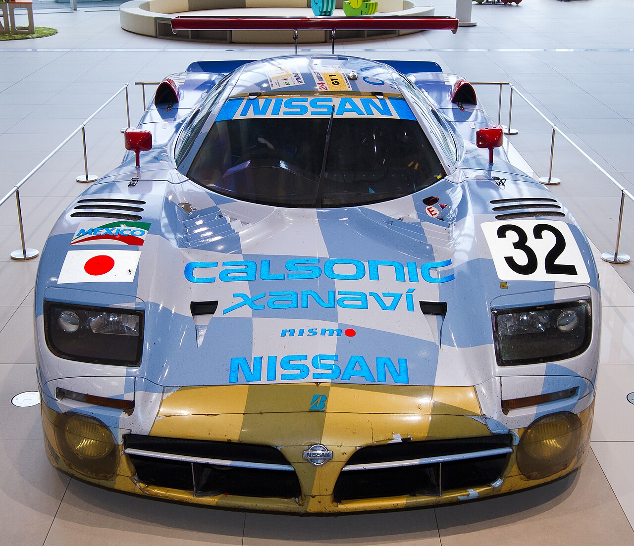 Image of Nissan R390 GT1 (1998) front 2012 Nissan Global Headquarters Gallery