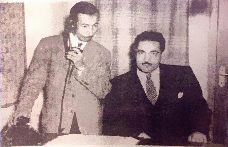 File:Noori AlRawi & Badr Chaker AlSayyab 1956.jpg