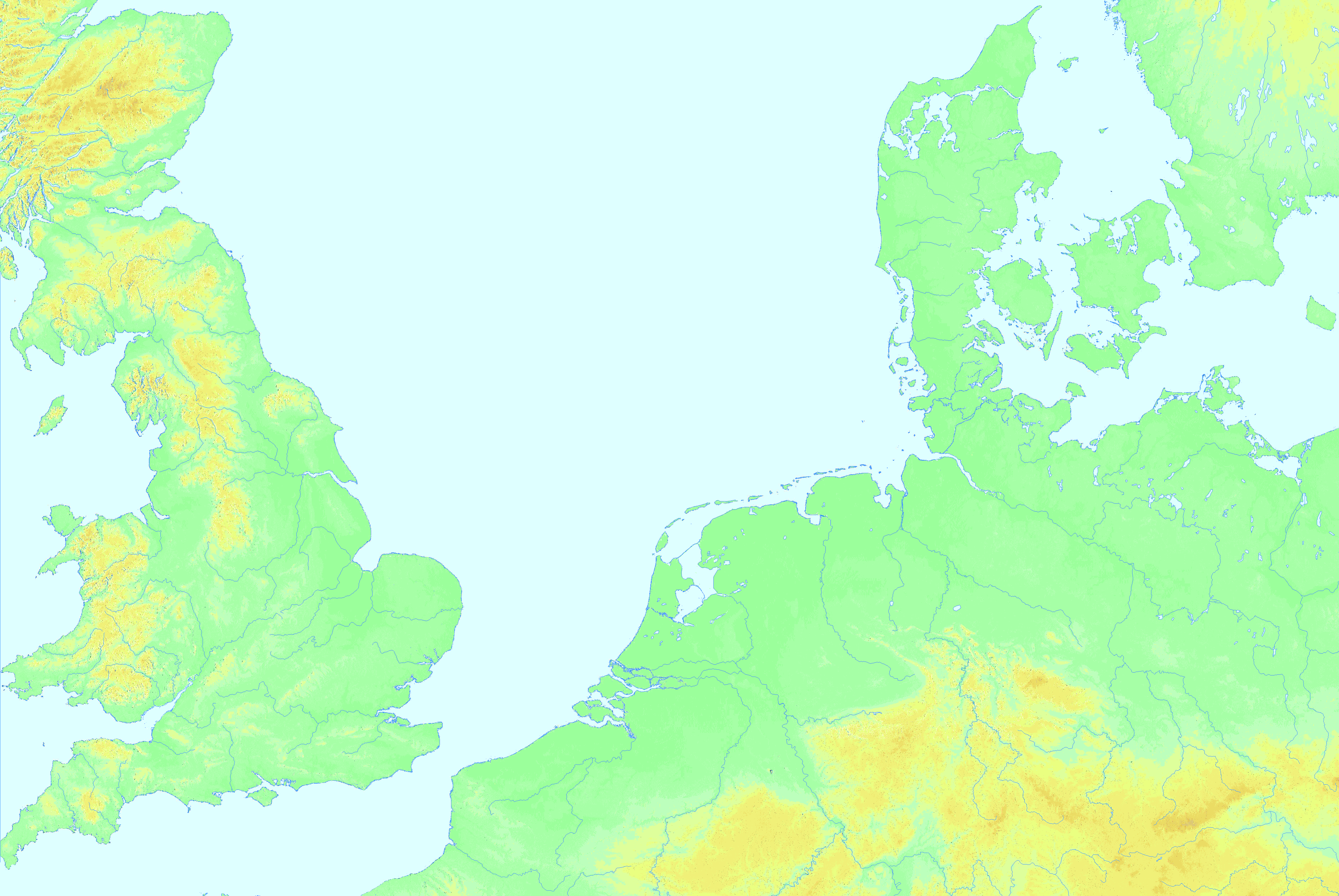 Ulamm/Verteilung in westlichen Randgebieten Polens (Nordsee)