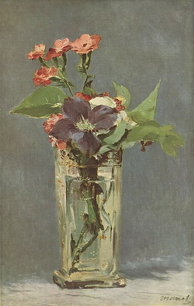 File:Oeillets et clématite dans un vase de cristal (ca.1882) - Edouard Manet (Musée d'Orsay, Paris).jpg