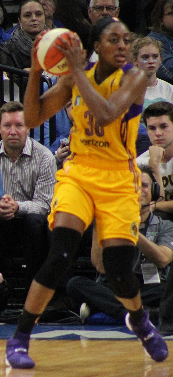 Ogwumike during the 2016 WNBA Finals