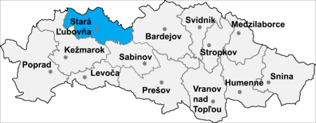 Daerah_Stará_Ľubovňa