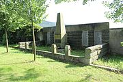 Čeština: Pomník padlým během první světové války na hřbitově v Oldřichově v Hájích.