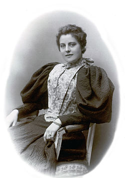 Olga Andersson, skådespelare vid Vasateatern 1896