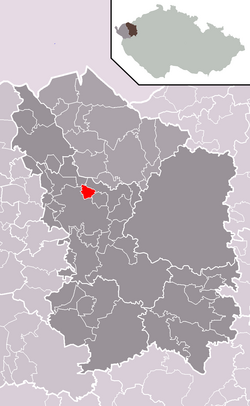 Localização de Otovice no distrito de Karlovy Vary