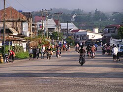 Straßenszene in Muang Xay