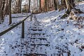 English: Staircase of the western part Deutsch: Treppe im West-Teil