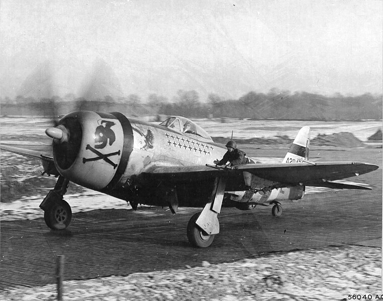 File:P-47D Thunderbolt 353rd Fighter Squadron flown by Maj Glenn T Eagleston.jpg