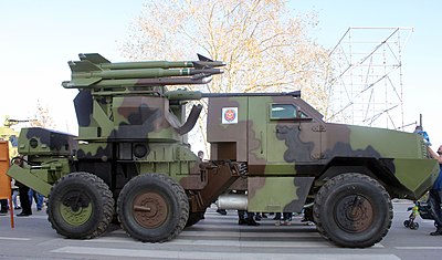 Serbian hybrid SAM - PASARS 16 with K-13 missile PASARS 16 -1.jpg