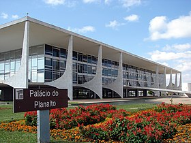 Visão do Palácio do Planalto