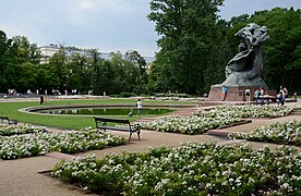 Frédéric Chopin's monument in Łazienki Park