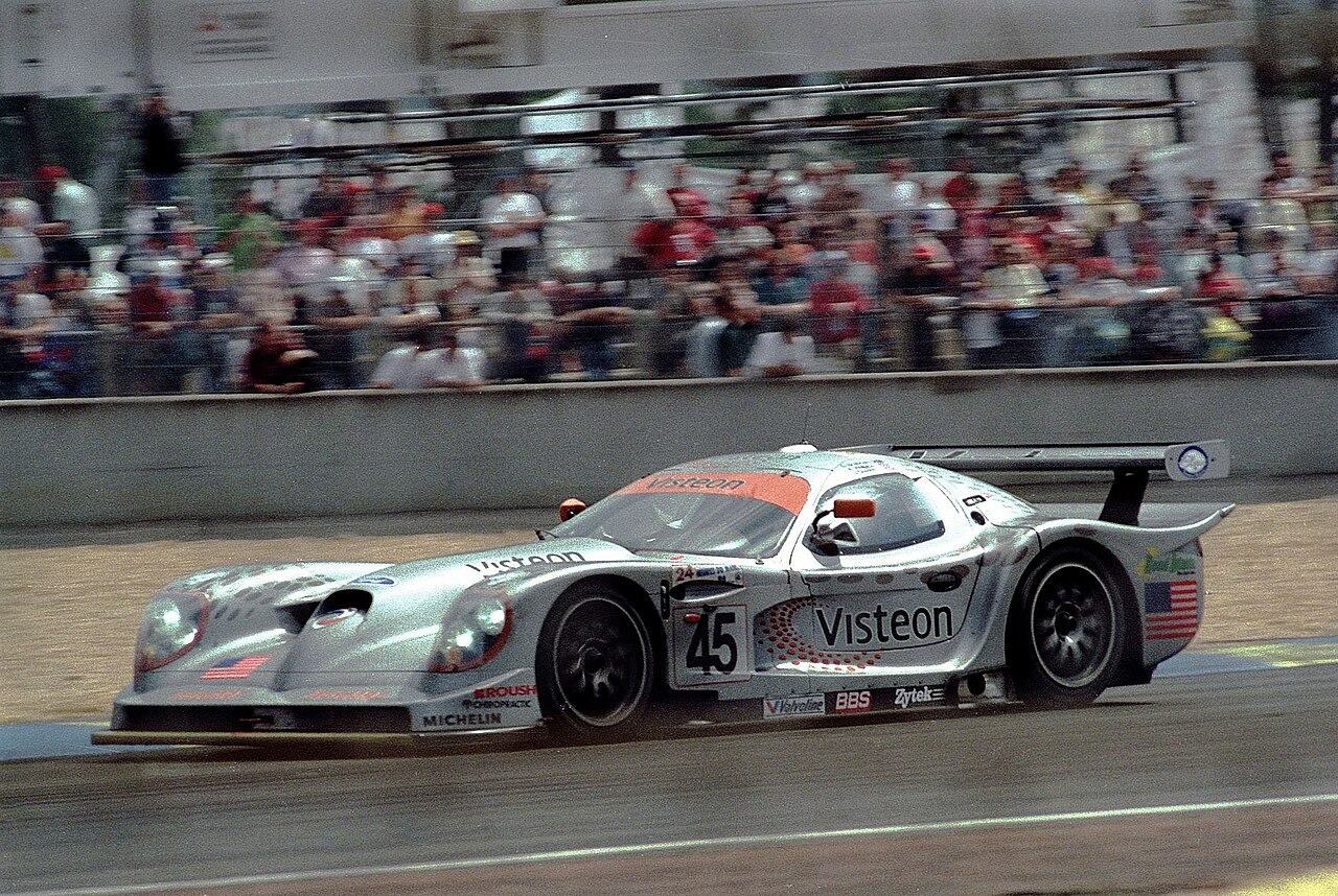 Image of Panoz GTR-1 - David Brabham, Andy Wallace & Jamie Davies at the 1998 Le Mans (51840657886)