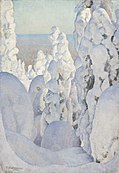 Winter Landscape from Kinahmi, 1923 (fi)