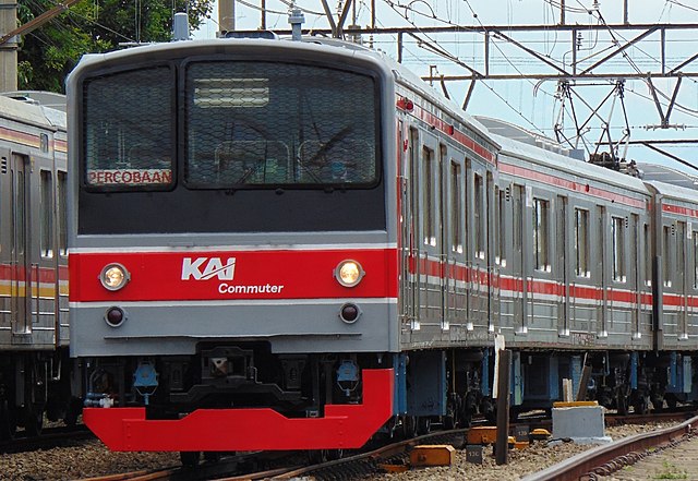KRL 205 series (M17) operating from Manggarai station