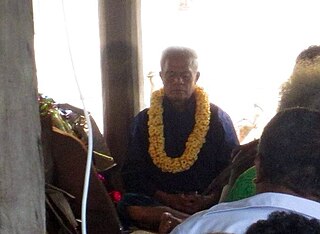 Petelo Sea Tuiagaifo (King) of Alo (Futuna)