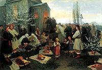 Великодня утреня, (1891), полотно, олія, Рибінський державний історико-архітектурний і художній музей-заповідник