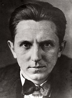 Porträtt av Piscator, ca. 1927