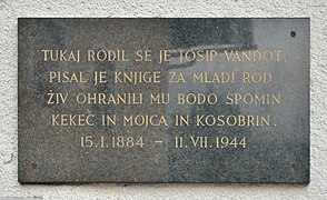 Plaque Josip Vandot, Kranjska Gora.jpg