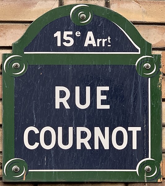 File:Plaque Rue Cournot - Paris XV (FR75) - 2021-08-09 - 1.jpg