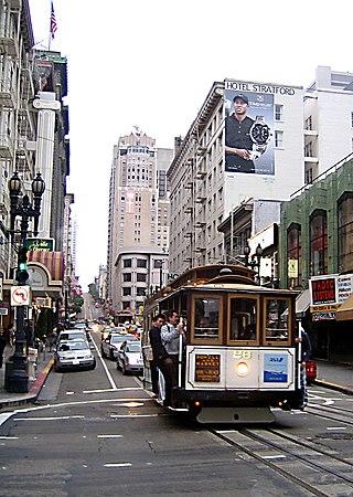 <span class="mw-page-title-main">Powell Street</span> Street in San Francisco, beginning at Market Street, ending at Fishermans Wharf