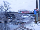 Praha - Michle/Záběhlice, železniční most přes Chodovskou