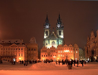 Prague under snow 2010