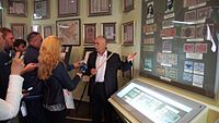 Presentation of the updated exposition at the "Museum of Banking history in the Sumy oblast and the History of Ukrainian Money" Presentation of the updated exposition at the museum.jpg