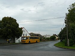 Bus in the village