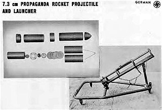 <span class="mw-page-title-main">7.3 cm Propagandawerfer 41</span> Rocket artillery