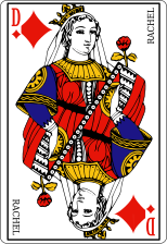 Queen of diamonds fr.svg