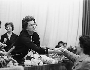 English: Valentina Tereshkova Русский: Валентина Владимировна Терешкова