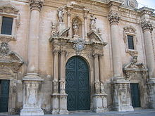 Cathedral west front Ragusa Nova Cathedral front.jpg