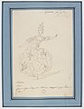 English: Rameau - Zoroastre - costume scetch by Louis-René Boquet, 1769 - L'Air