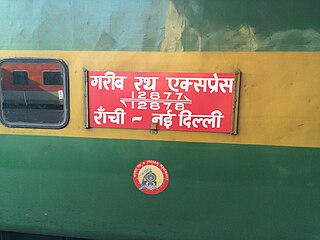 <span class="mw-page-title-main">Ranchi–New Delhi Garib Rath Express</span>