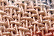 A sample of rayon from a skirt photographed with a macro lens.