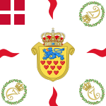 Regimental flag of 2nd Jutland Infantry Regiment.svg