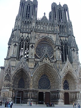 La cathédrale Notre-Dame de Reims.