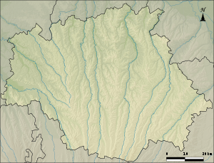 Pozíciós térkép Gers