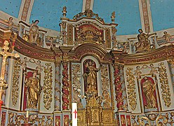 Retable de Marc Ferrère, église Saint-Julien-de-Brioude.