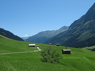 The Rheinwald looking north between Nufenen and Hinterrhein Rheinwald.jpg