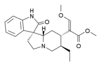 ساختار شیمیایی rhynchophylline