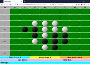 Online Othello Game (WebAssembly) - Using RingQt Ringlang shot4.png