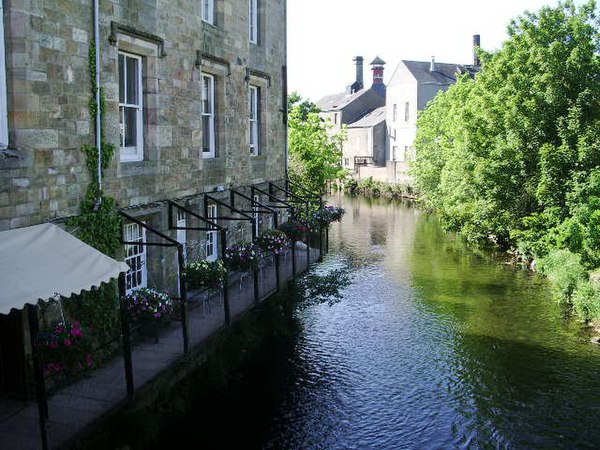 River Cocker with the walkway attached to the building