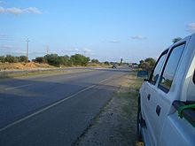 The Libyan Coastal Highway leading to Misrata from the capital Tripoli