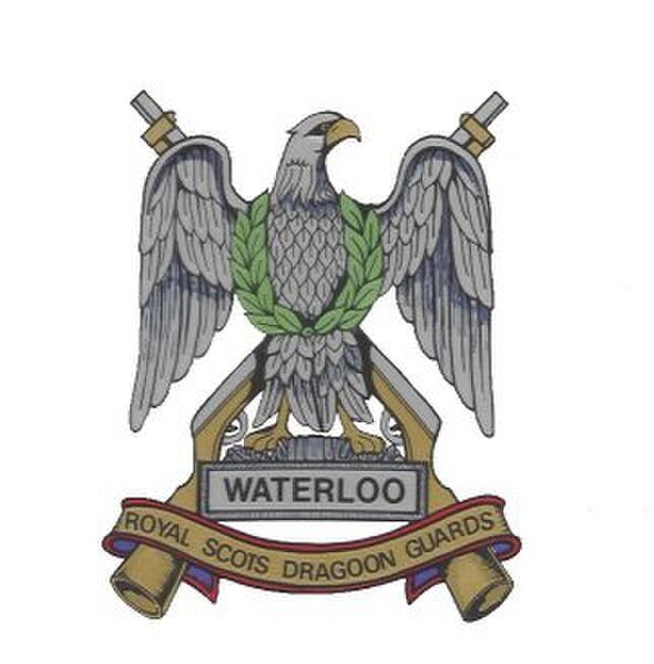 Cap badge of the Royal Scots Dragoon Guards