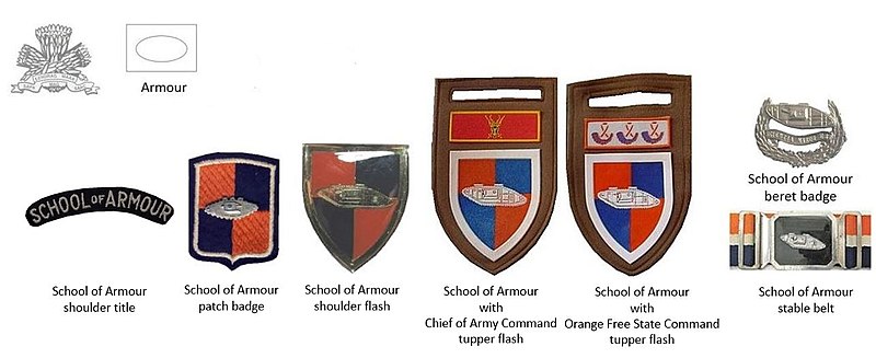 SADF era School of Armour insignia SADF era School of Armour insignia ver 2.jpg